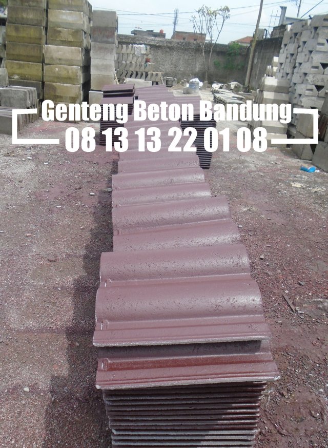 0813 1322 0108  Pabrik Genteng Beton di Bandung, Harga 
